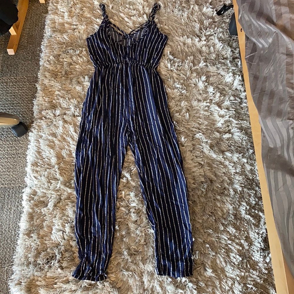 Striped Jumpsuit